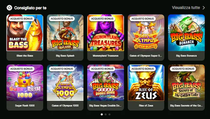 Cashwin Casino giochi